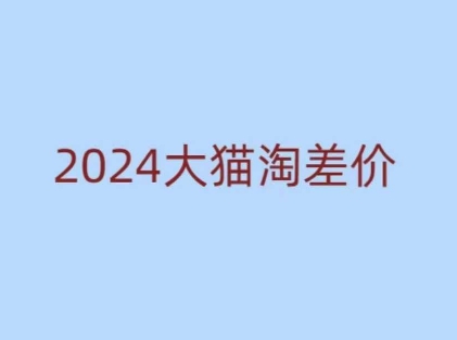 2024版大猫淘差价课程，新手也能学的无货源电商课程-财创网